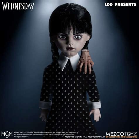 Wednesday addams black magic doll